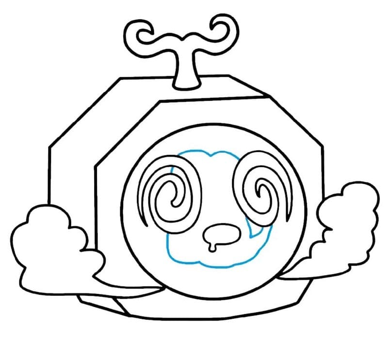 Blox Fruits Vytisknutelný Obrázek omalovánka