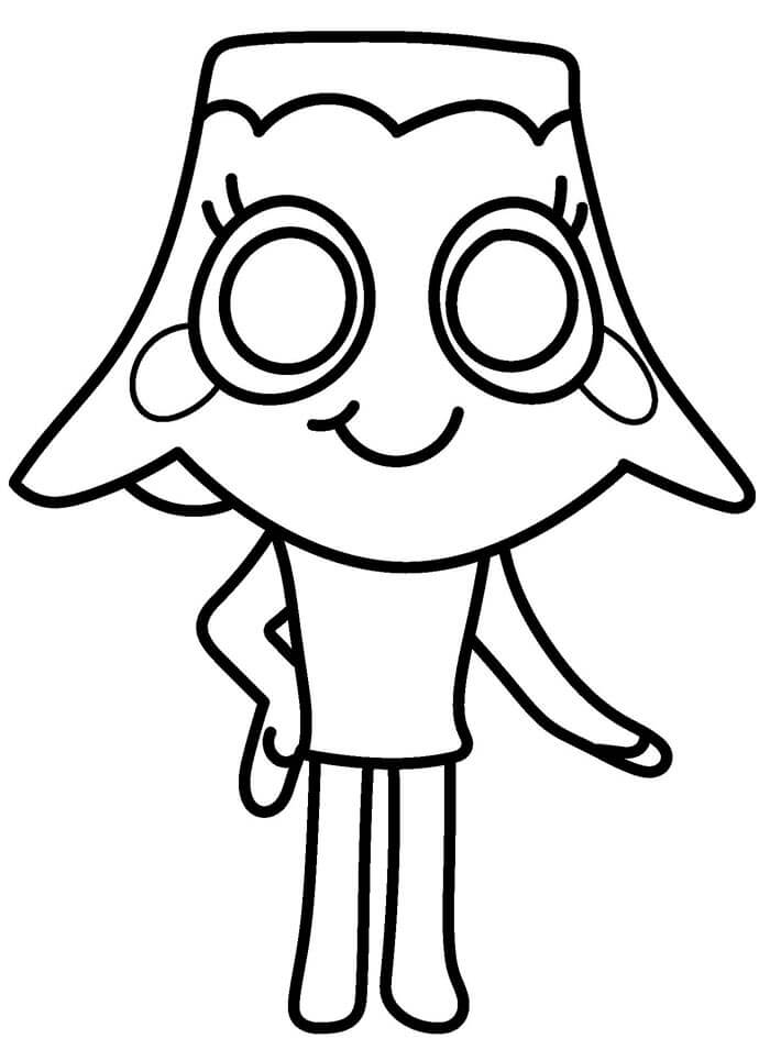 Dandy's World Ilustrace omalovánka