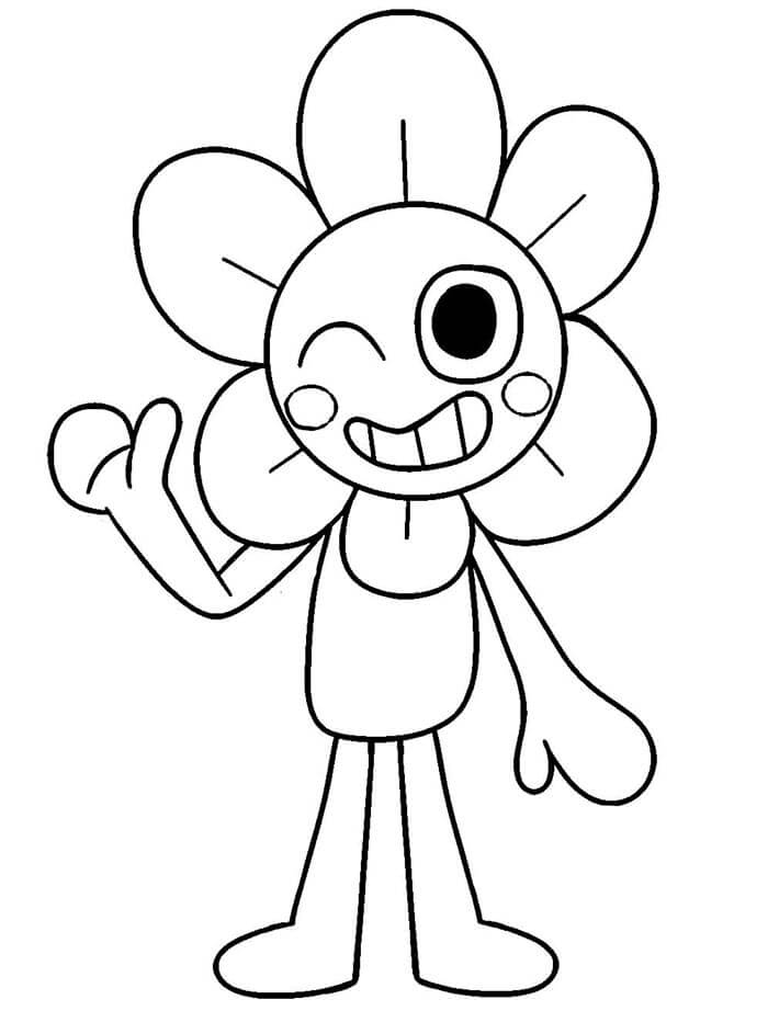 Dandy's World Pro Děti 1 Rok omalovánka