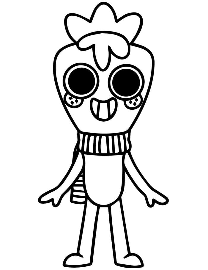 Dandy's World Určený k Tisku omalovánka