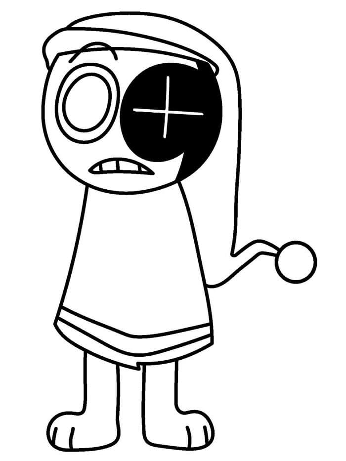 Dandy's World Vytisknutelná Ilustrace omalovánka