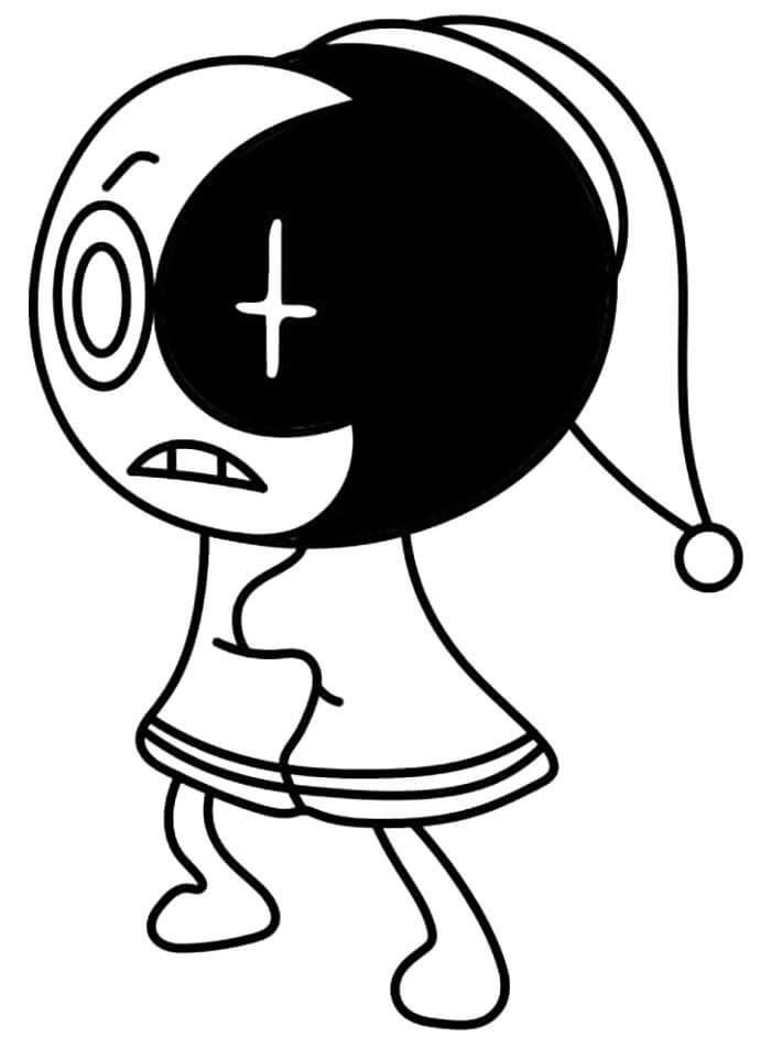 Dandy's World Vytisknutelný Volný omalovánka