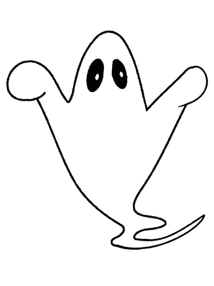 Duch Zdarma pro Děti omalovánka