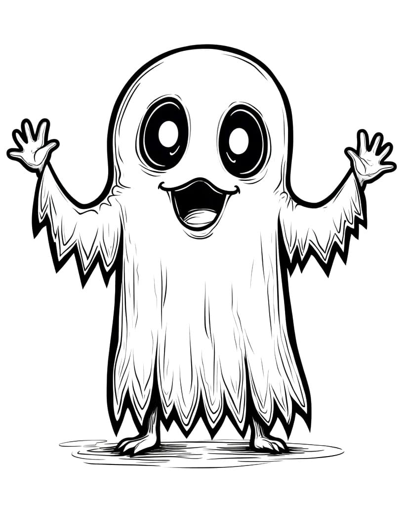 Duch Zdarma omalovánka