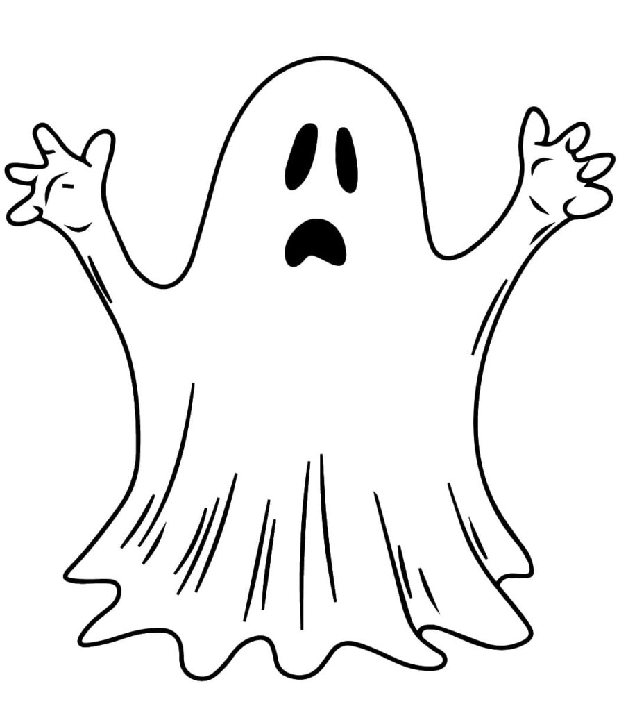 Omalovánka Duch na Obmalování