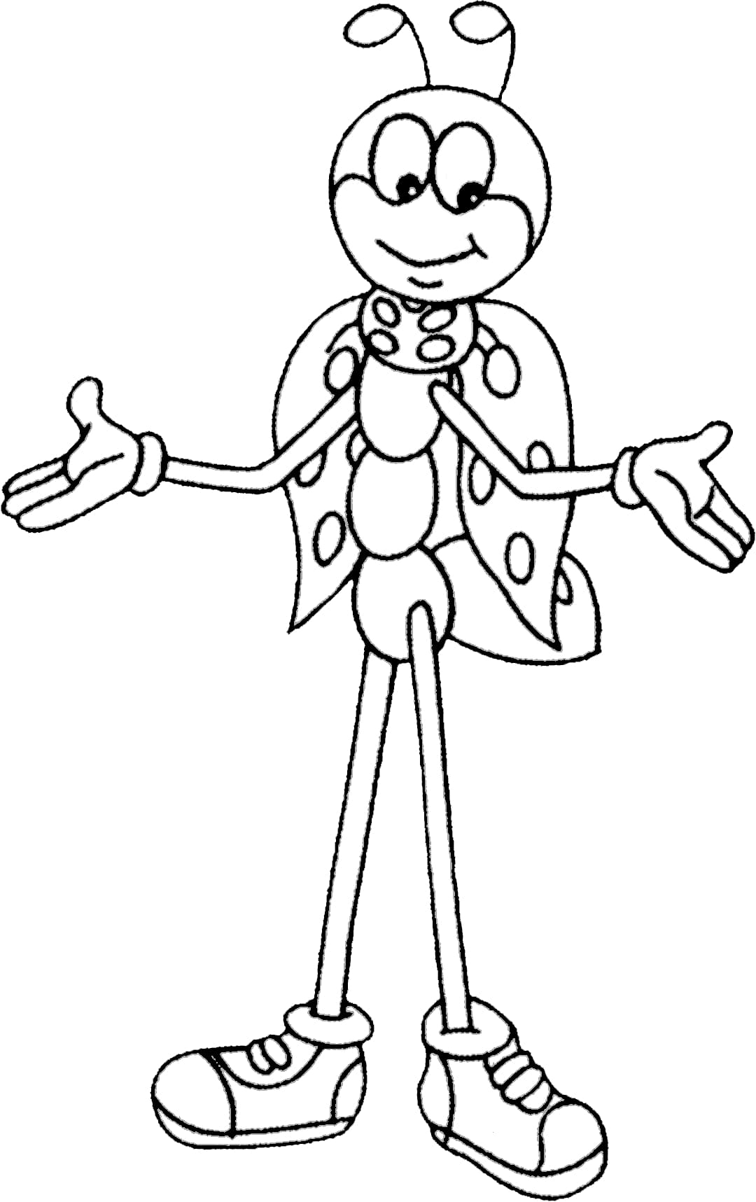 Ferda Mravenec obrázek zdarma omalovánka