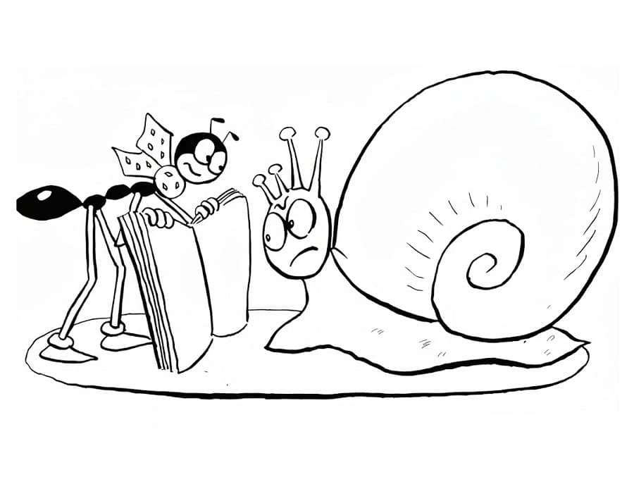 Ferda Mravenec tisknutelný omalovánka