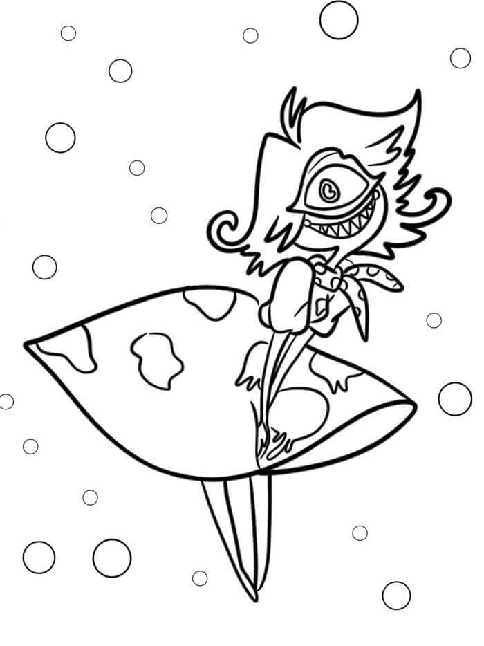 Hazbin Hotel (9) omalovánka