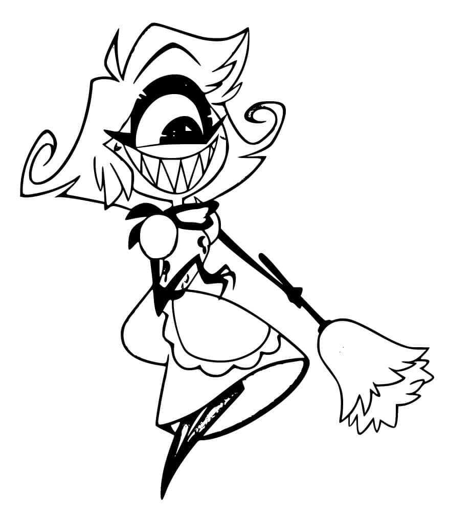 Hazbin Hotel Zdarma pro Děti omalovánka