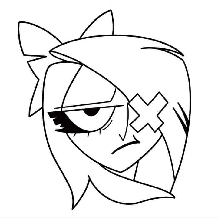 Hazbin Hotel pro 2leté Děti omalovánka