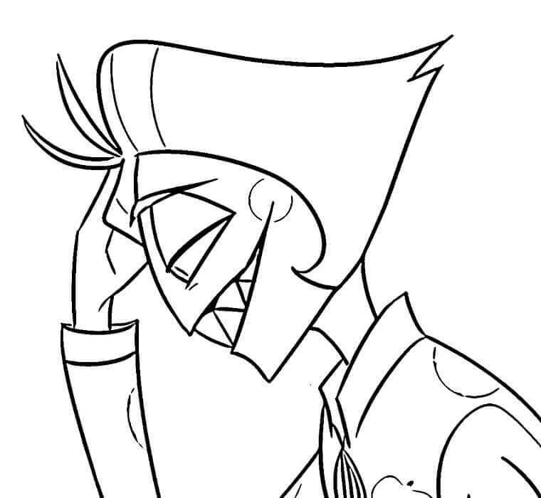 Hazbin Hotel pro 6leté Děti omalovánka