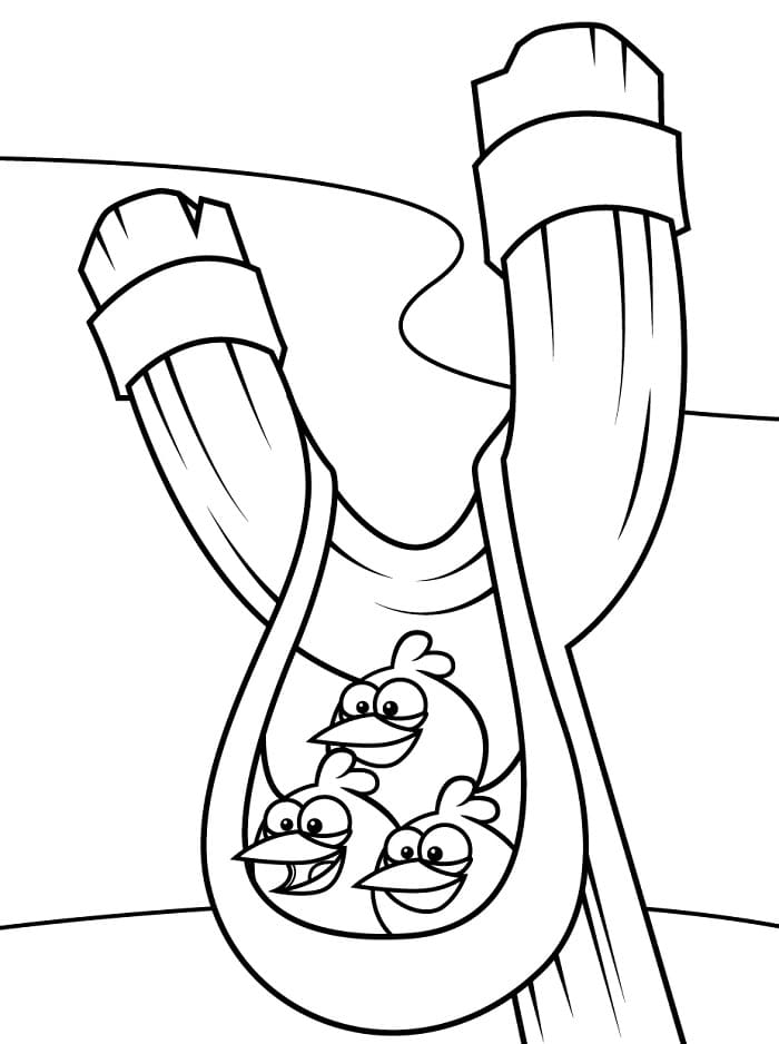 Hra Angry Birds omalovánka