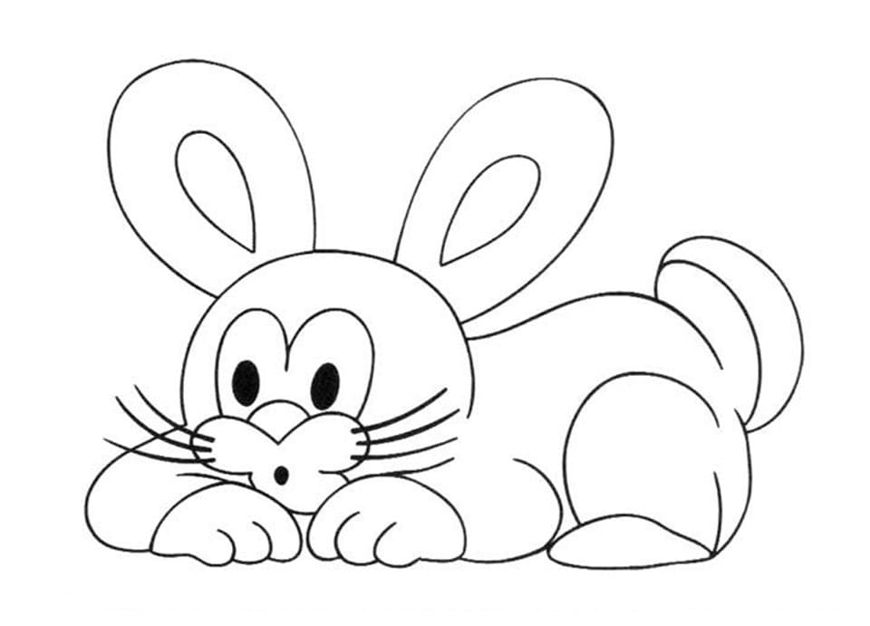 Krtek Tisknutelný pro Děti omalovánka