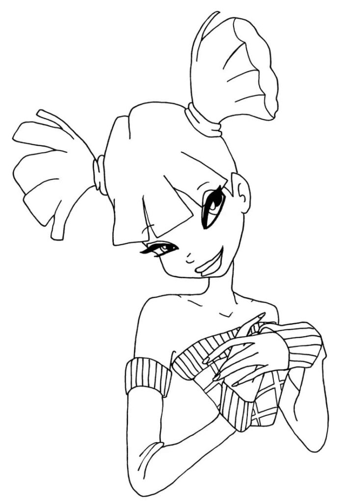 Omalovánka Milá Musa Winx Club