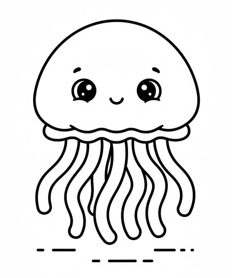 Medúza omalovánky