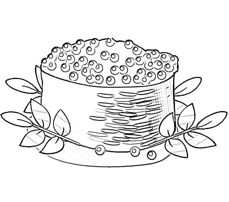 Obrázek Sushi omalovánka