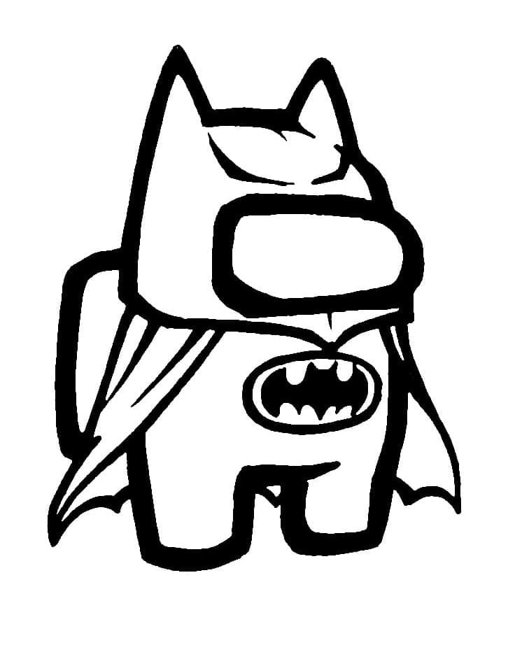 Okouzlující Among Us omalovánka