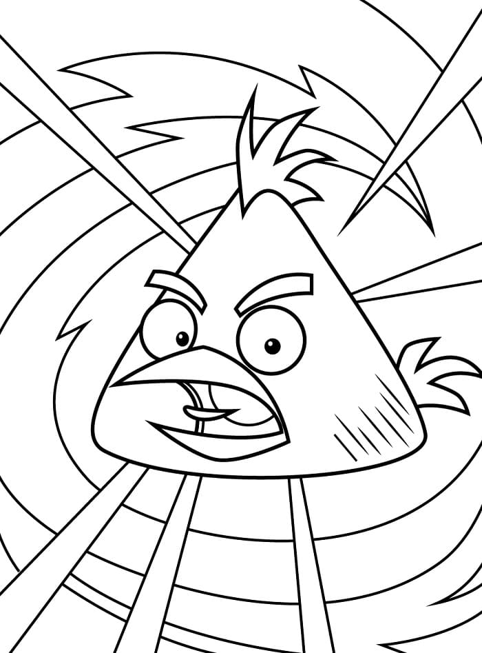 Okouzlující Angry Birds omalovánka