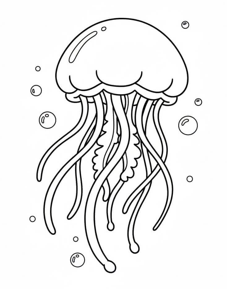 Okouzlující Medúza omalovánka