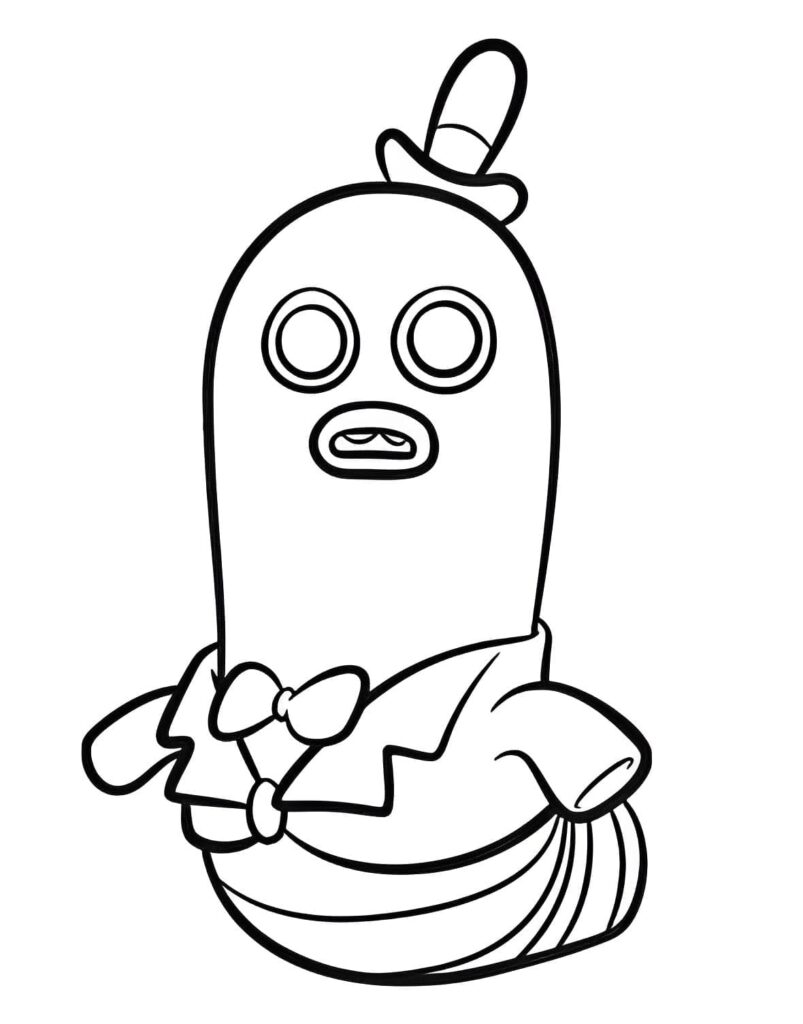 Omalovánka Pan Dinkles z Trollové