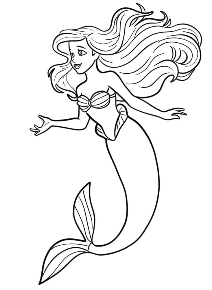 Princezna Tisknutelná pro Děti omalovánka