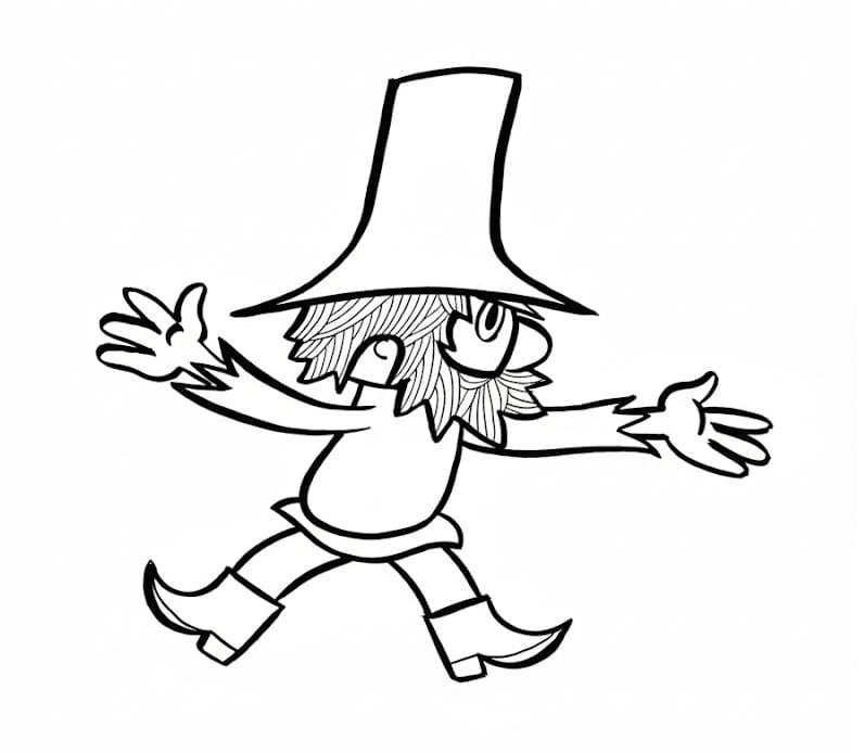 Rumcajs jako dárek omalovánka