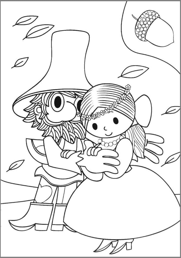 Rumcajs obrázek zdarma omalovánka