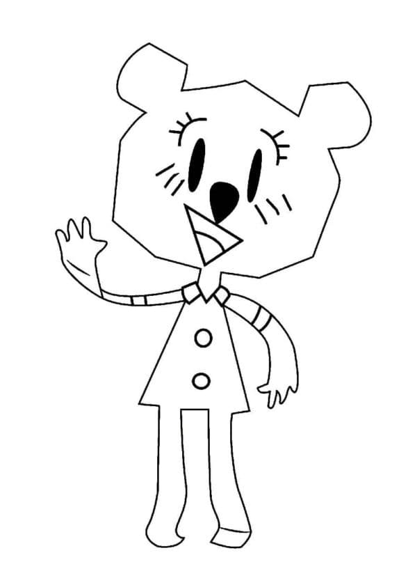 Teri z Úžasného světa Gumballa omalovánka