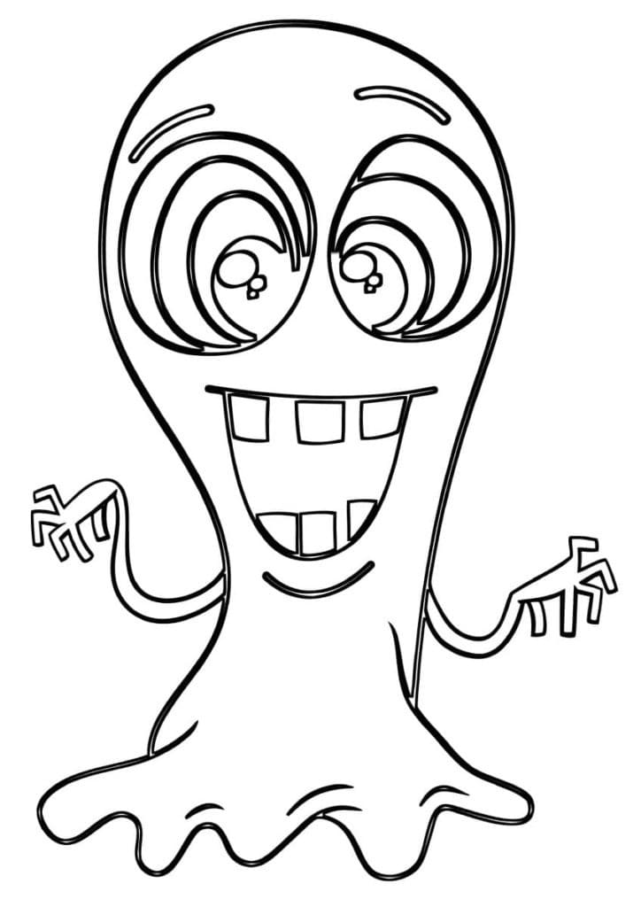 Tisknutelné Duch Bez Poplatku omalovánka