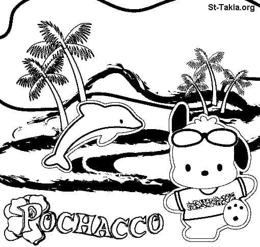 Tisknutelný Pochacco omalovánka