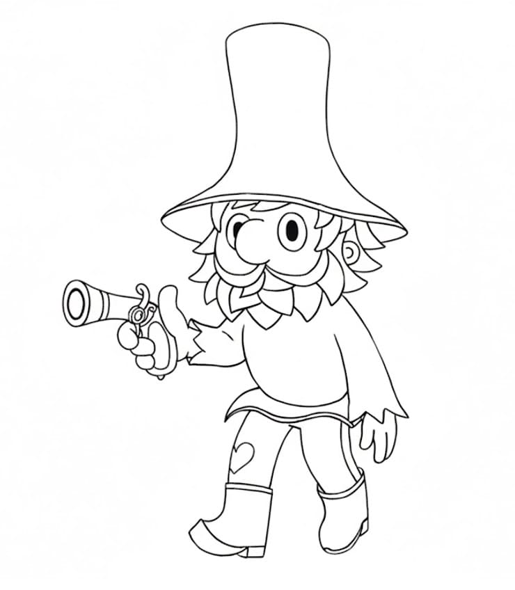 Tisknutelný Rumcajs omalovánka