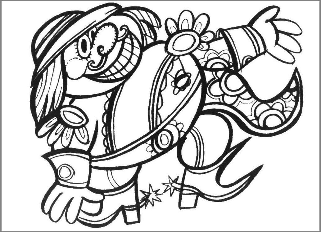 Tisknutelný Večerníček zdarma omalovánka