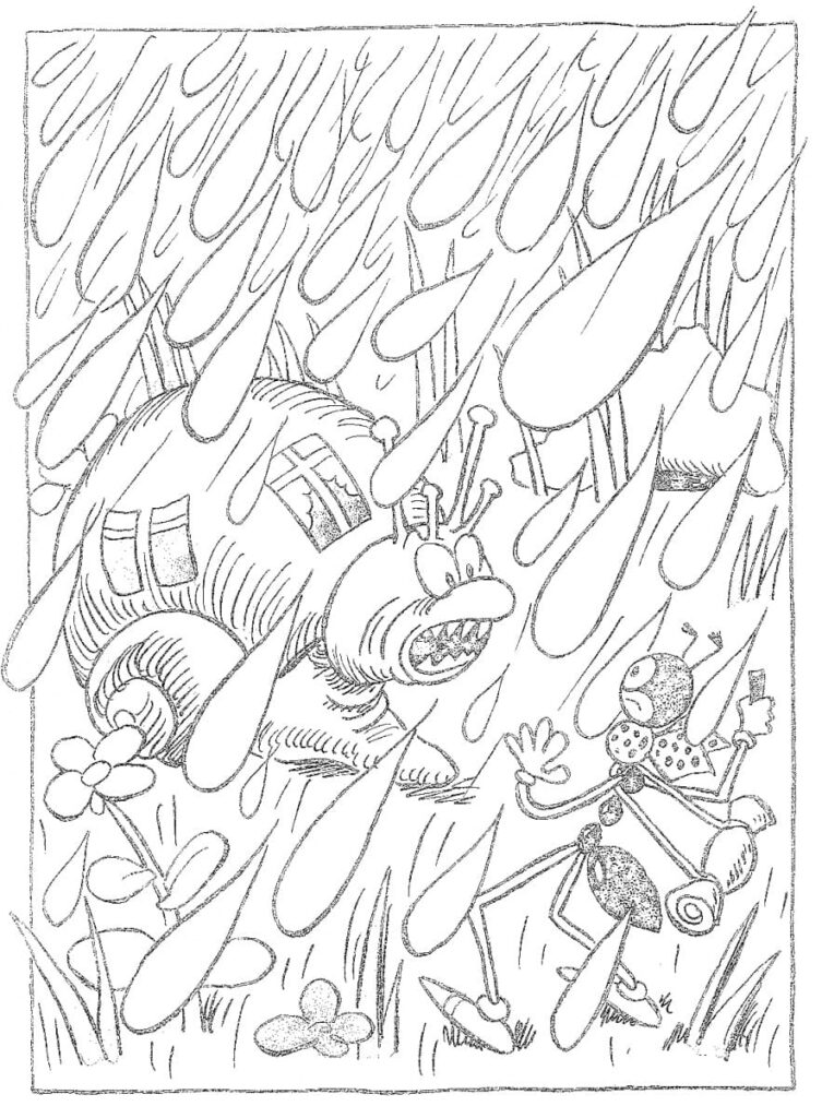 Omalovánka Tisknutelný obrázek Ferdy Mravence