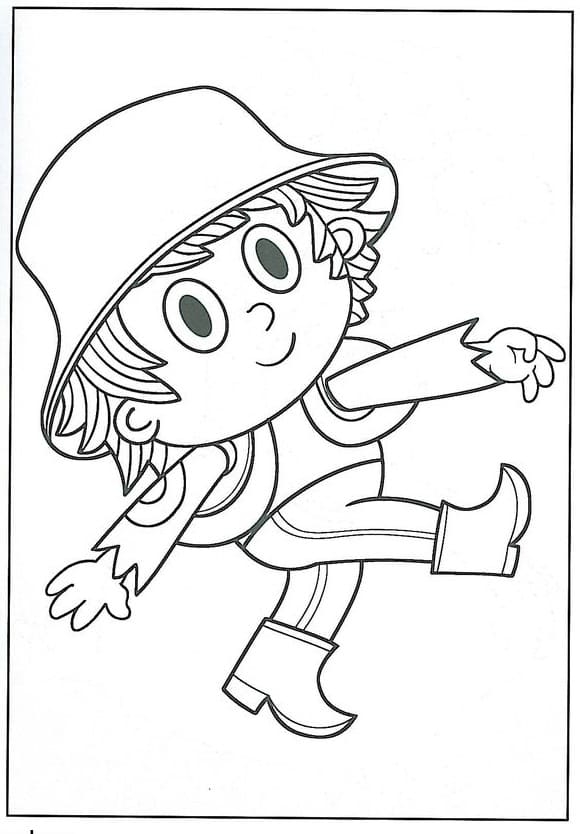 Tisknutelný zdarma Rumcajs omalovánka