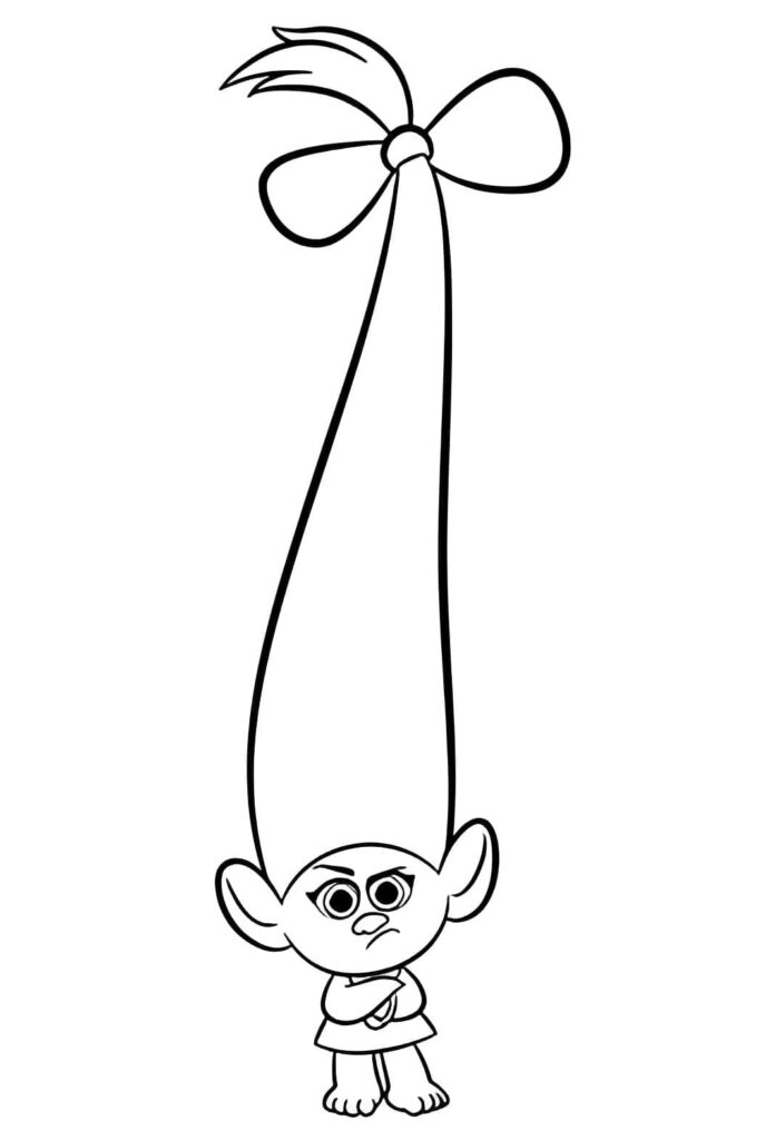 Omalovánka Trollové Smidge