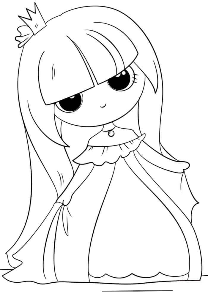 Úžasná Princezna omalovánka