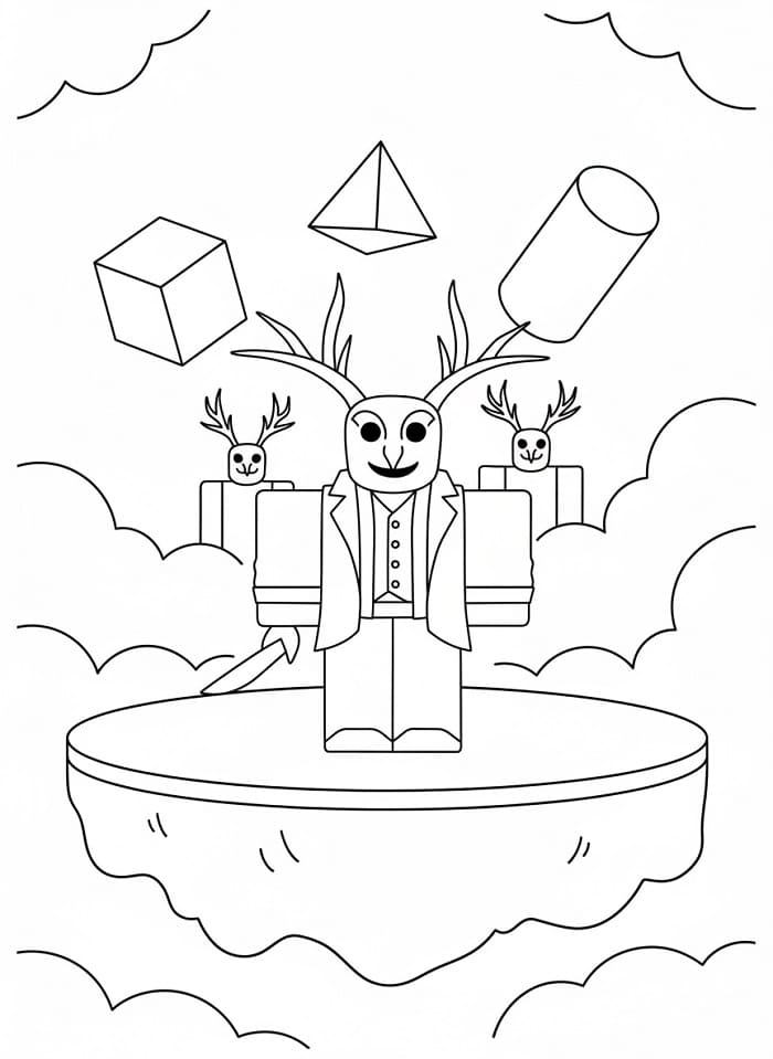 Úžasný 99 nocí v lese omalovánka