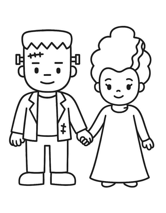 Úžasný Frankenstein omalovánka