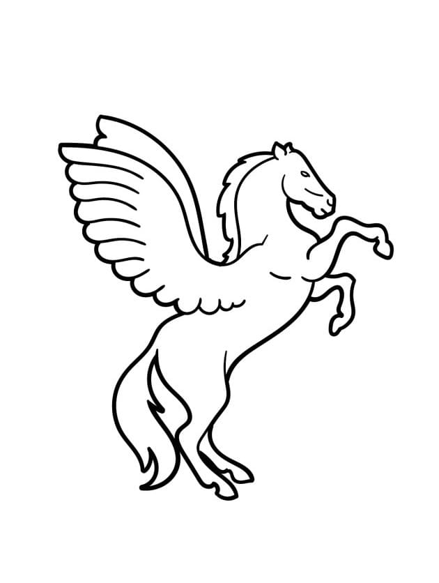 Úžasný Pegas omalovánka