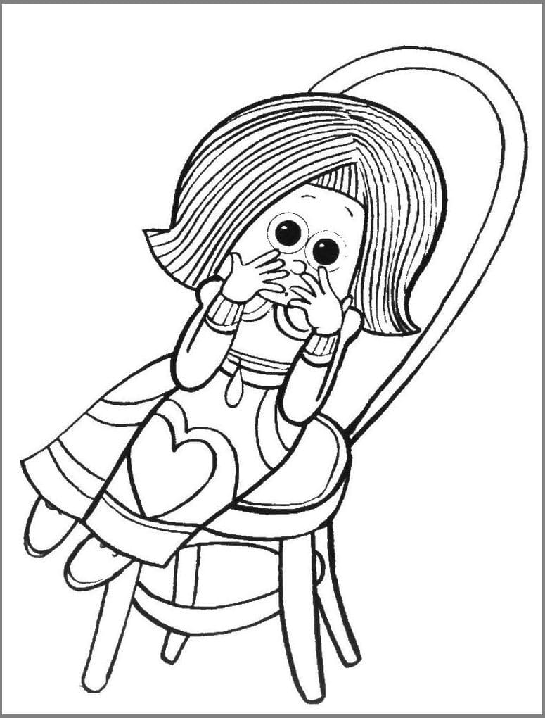 Večerníček pro děti 1 rok omalovánka