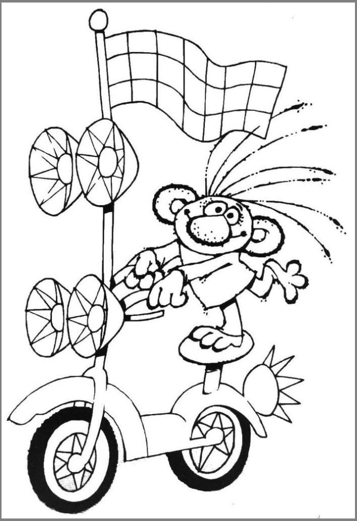 Omalovánka Večerníček zdarma pro děti