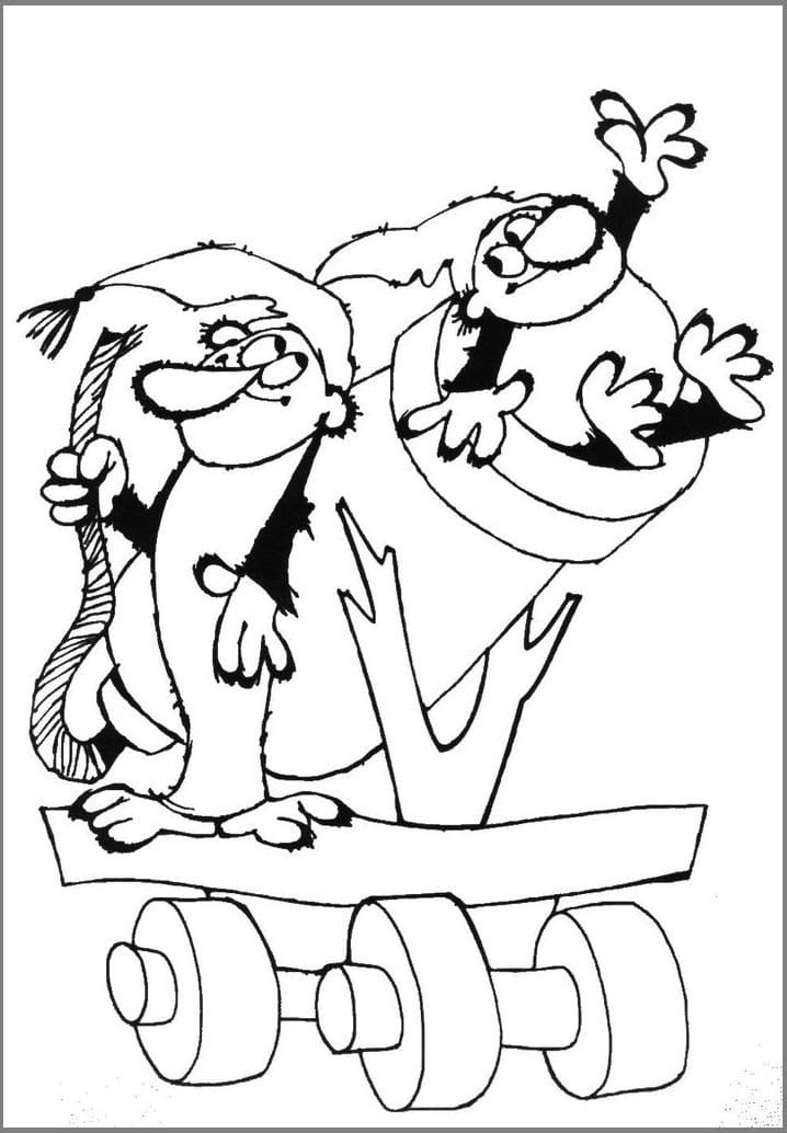 Večerníček zdarma tisknutelný omalovánka