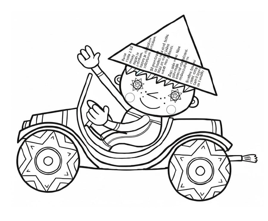 Večerníček zdarma omalovánka