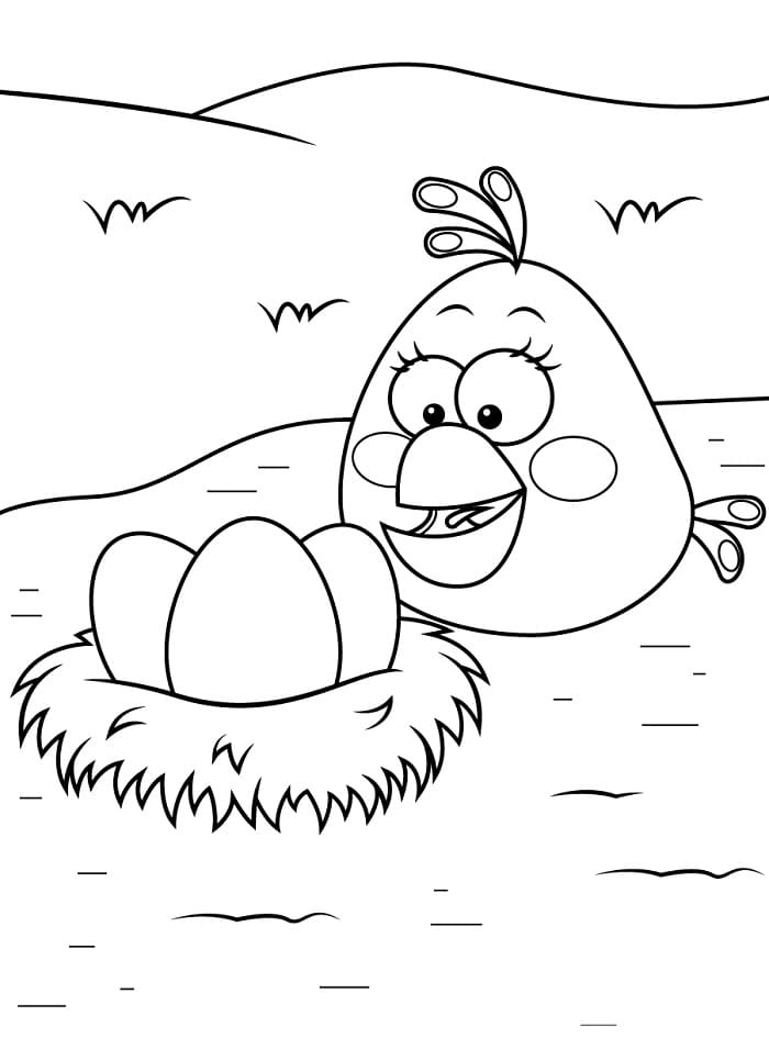 Velmi Roztomilé Angry Birds omalovánka