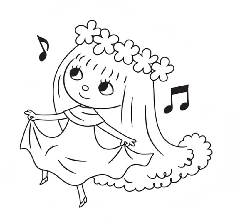 Víla Amálka bezplatně omalovánka