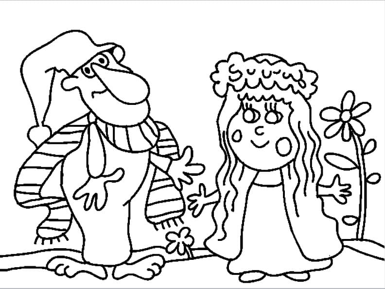 Víla Amálka pro děti 1 rok omalovánka