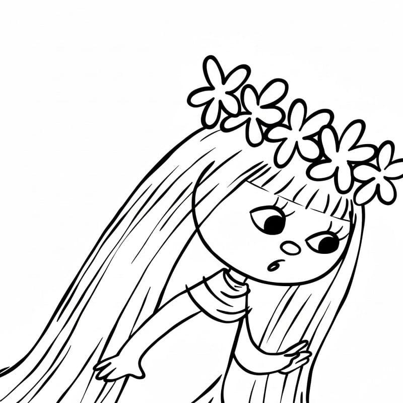 Víla Amálka zdarma k tisku omalovánka