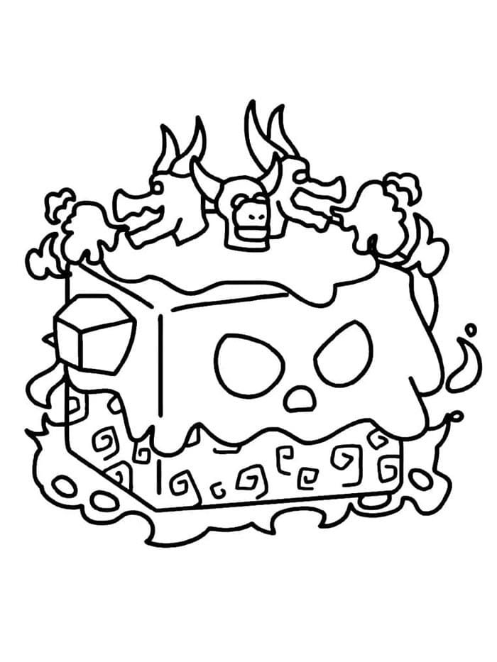 Vytisknout Blox Fruits omalovánka