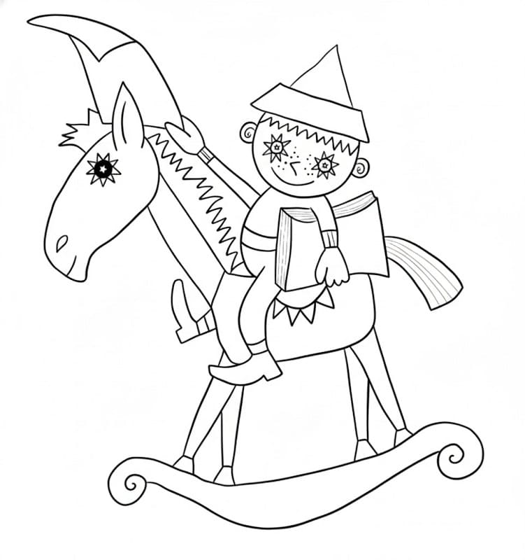 Vytisknout Večerníčka omalovánka