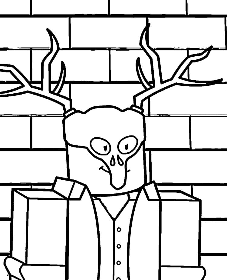 Zdarma 99 nocí v lese pro děti omalovánka